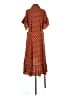 Easel 100% Polyester Polka Dots Brown Casual Dress Size S - photo 2