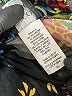 Coco Bianco Floral Black Casual Pants Size XL - photo 8