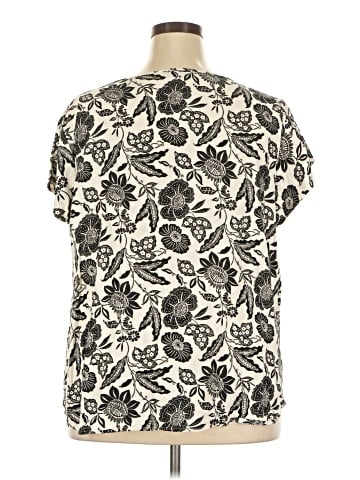 Jones New York Short Sleeve Blouse (view 2)