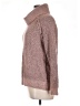 Absolutely Famous Tweed Brown Turtleneck Sweater Size L - photo 5