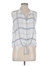 Cloth & Stone 100% Polyester Gray Sleeveless Blouse Size M - photo 1