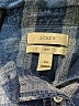 J.Crew 100% Cotton Checkered-gingham Blue Long Sleeve Button-Down Shirt Size 00 - photo 7