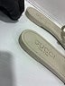 Gucci White Palma Rubber Slides Size 11 - photo 3