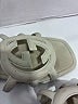 Gucci White Palma Rubber Slides Size 11 - photo 7
