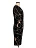 Phase Eight Graphic Black Cocktail Dress Size 8 - photo 4