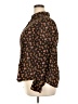 Style&Co 100% Polyester Floral Brown Long Sleeve Blouse Size 20 - photo 5