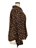 Style&Co 100% Polyester Floral Brown Long Sleeve Blouse Size 20 - photo 4