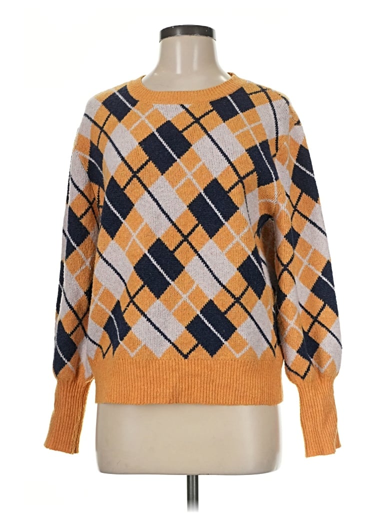 Pre-owned Free Assembly Pullover Sweater In Orange