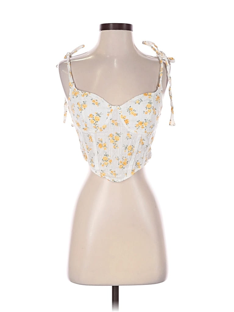Pre-owned Shein Sleeveless Blouse In Yellow