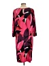 Chico's Graphic Pink Casual Dress Size L (estimated) - photo 2