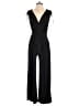 Ariella Solid Black Jumpsuit Size M - photo 1