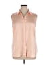 Ann Taylor 100% Polyester Pink Sleeveless Blouse Size XL - photo 1