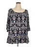 Angels Blue 3/4 Sleeve Blouse Size 2X - photo 1