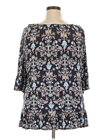 Angels 3/4 Sleeve Blouse (view 2)