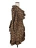 Maje Animal Print Brown Casual Dress Size XL (4) - photo 4