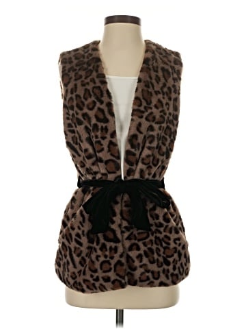 Hem & Thread Faux Fur Vest (view 1)