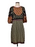 Max Studio Print Brown Casual Dress Size S - photo 1