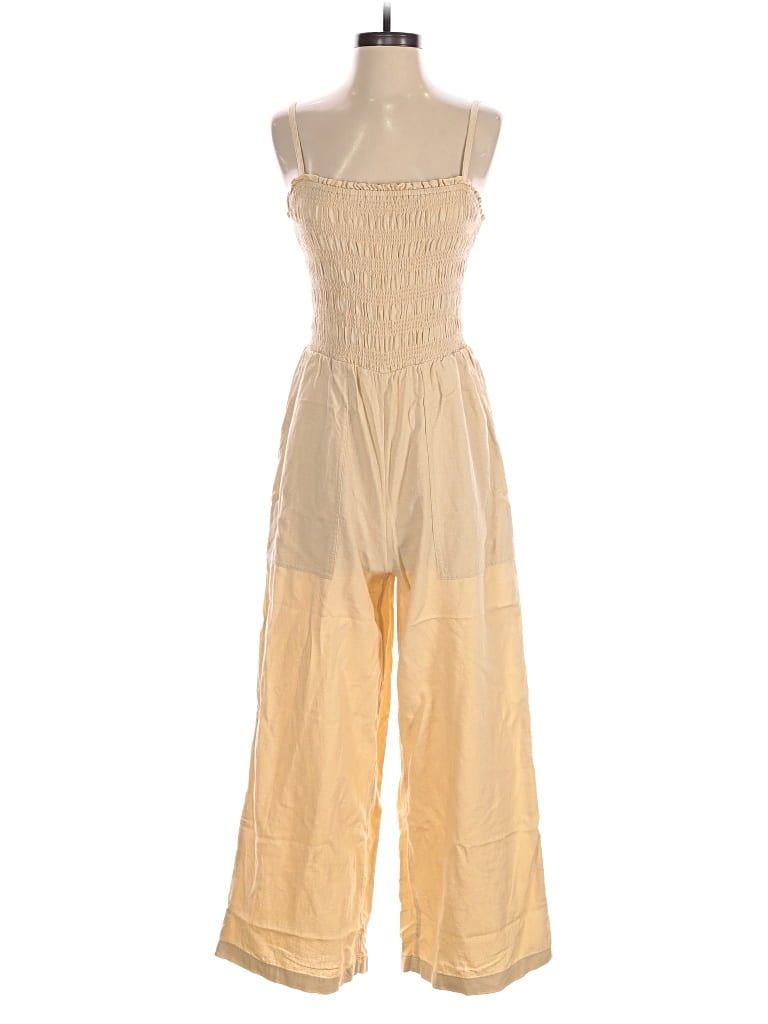 Pre-owned Universal Thread Jumpsuit In Tan