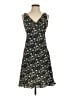 Express Print Black Casual Dress Size 5 - photo 1