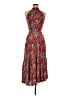 Ebby & I 100% Polyester Floral Red Cocktail Dress Size 8 - photo 1