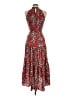 Ebby & I 100% Polyester Floral Red Cocktail Dress Size 8 - photo 2