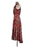 Ebby & I 100% Polyester Floral Red Cocktail Dress Size 8 - photo 5