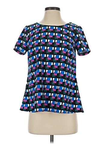 Cynthia by Cynthia Rowley Short Sleeve Blouse (view 1)