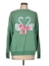 Cotton On Hearts Green Sweatshirt Size M - photo 1