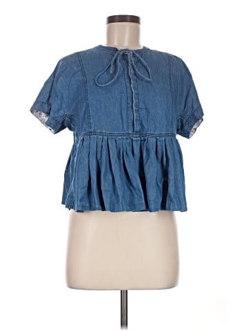 Rebecca Taylor Short Sleeve Blouse (view 1)