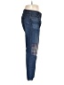Current/Elliott Plaid Blue Jeans Size 28 waist - photo 4