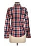 Forever 21 Plaid Red Long Sleeve Button-Down Shirt Size M - photo 2