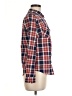 Forever 21 Plaid Red Long Sleeve Button-Down Shirt Size M - photo 4