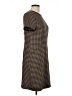 Max Studio Houndstooth Brown Casual Dress Size L - photo 4