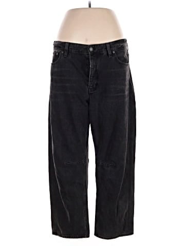 Madewell The Darted Barrel-Leg Jean in Olenda Wash (view 1)