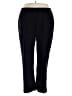 Slinky Brand Solid Black Track Pants Size 2X - photo 1