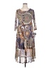 Robbie Bee Paisley Tan Casual Dress Size XL - photo 1