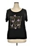 Assorted Brands Black Short Sleeve Top Size 2X - photo 1