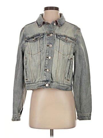 Aqua Denim Jacket (view 1)