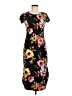 Cleo Floral Black Casual Dress Size M - photo 1