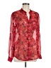 Kut from the Kloth 100% Polyester Red Long Sleeve Blouse Size M - photo 1