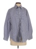 Sandro 100% Cotton Stripes Blue Long Sleeve Button-Down Shirt Size Sm (1) - photo 1