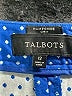 Talbots Polka Dots Blue Active Pants Size 12 - photo 4