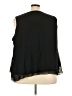 Avenue 100% Polyester Black Sleeveless Blouse Size 26 - 28 Plus - photo 2