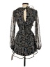 City Studio Paisley Gray Cocktail Dress Size XXS - photo 2