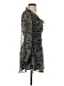 City Studio Paisley Gray Cocktail Dress Size XXS - photo 4