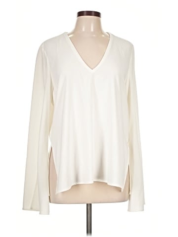 Topshop Long Sleeve Blouse (view 1)
