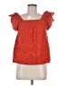 Sanctuary Orange Short Sleeve Blouse Size M - photo 1
