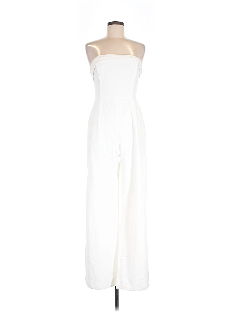 Pre-owned Runaway Jumpsuit In White