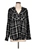 Rails Plaid Black Long Sleeve Blouse Size L - photo 1