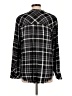 Rails Plaid Black Long Sleeve Blouse Size L - photo 2